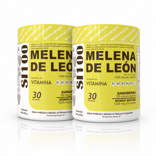 Melena de León en Polvo Formula Única - Sabor a capuchino