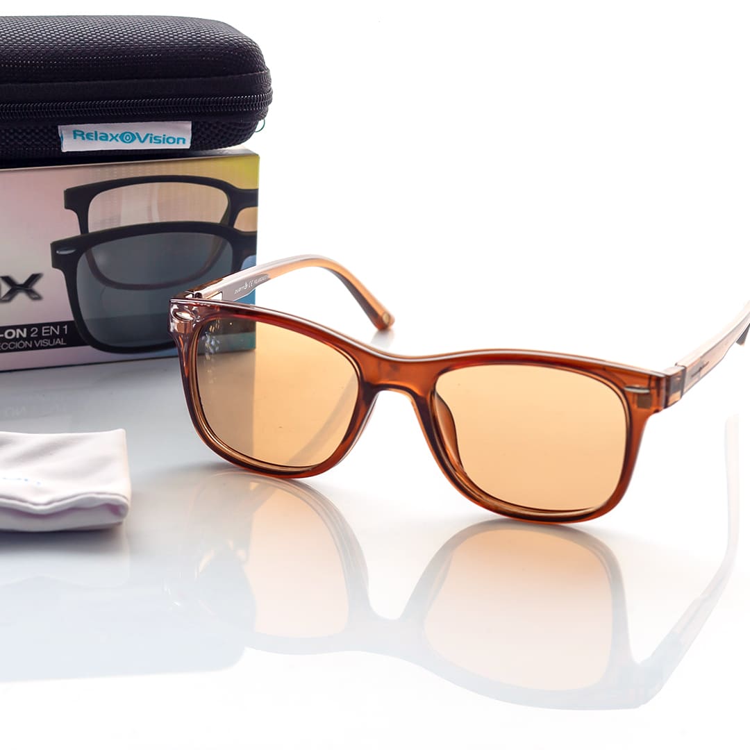 Relax Vision Chromax – Gafas con filtro azul, UV 400 y protección visual avanzada – World TV