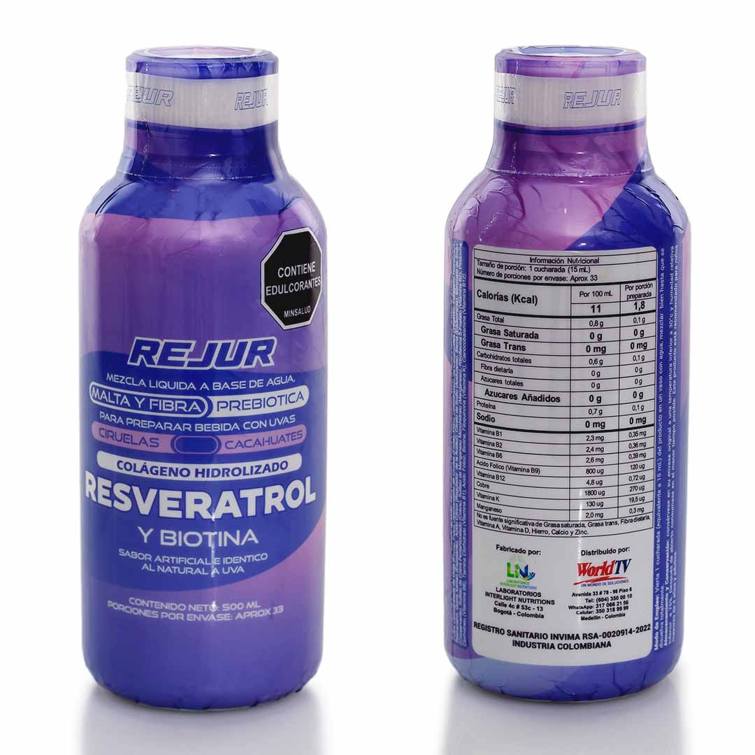 Resveratrol 500 ml – Fórmula Única